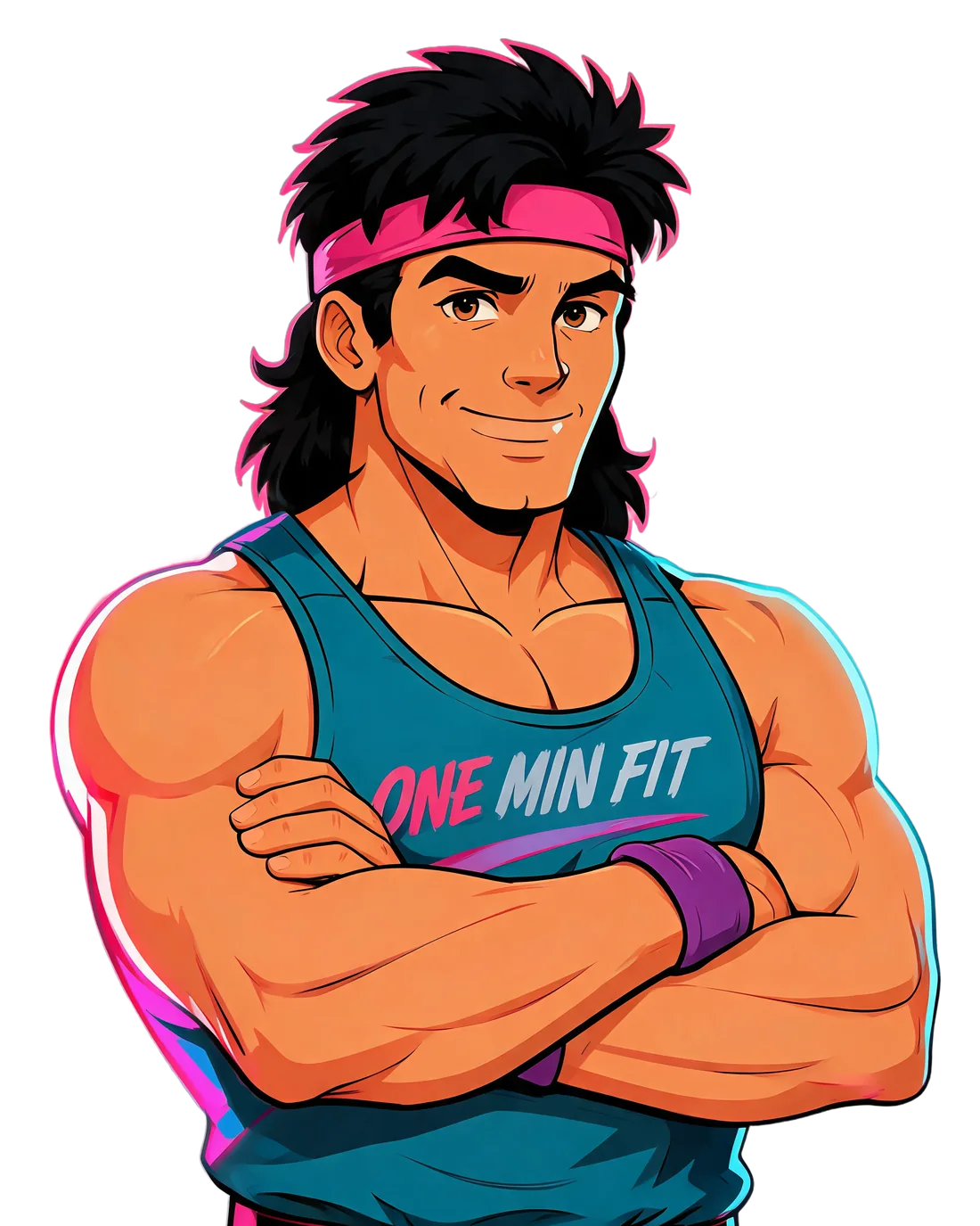Rick, a OneMinFit coach, with his arms folded and a calm smile